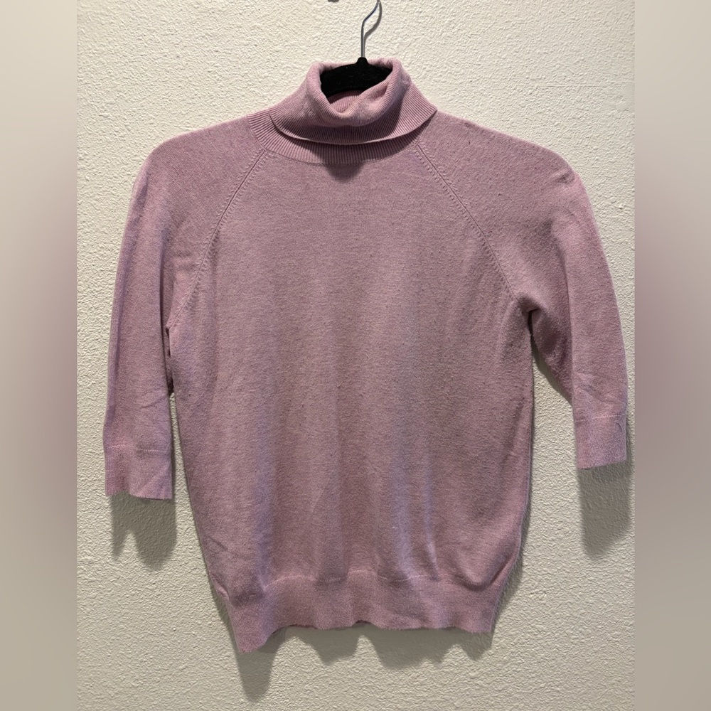 Zara Lavender Turtleneck Sweater